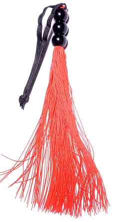 Силиконовый флогер ( длина 26 см ) Fetish Boss Series - Silicone Whip Red 10