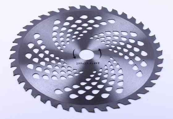 Нож режущий 40Т  с победитовыми зубьями для бензокосы Мукачево