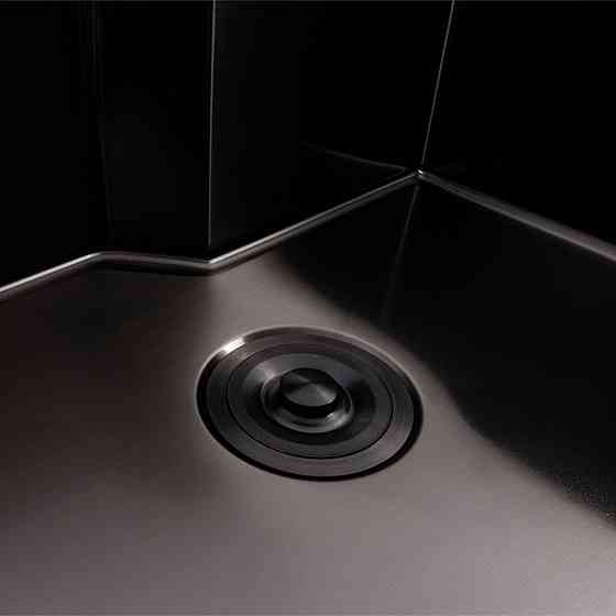 VALESO Кухонна мийка VALESO Handmade 65х43 PVD (3,0/0,8) чорна Киев