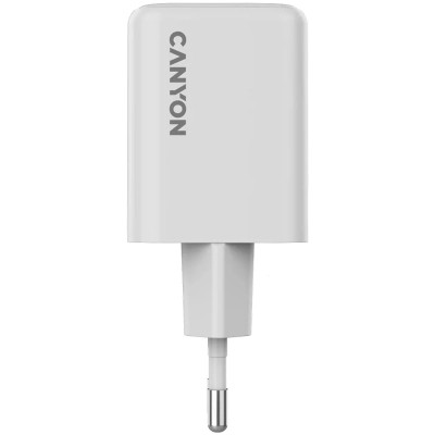 Зарядное устройство Canyon CU45AC GaN 45W 1xPD 1xQC EU White (CNS-CUW45AC) Винница - изображение 4