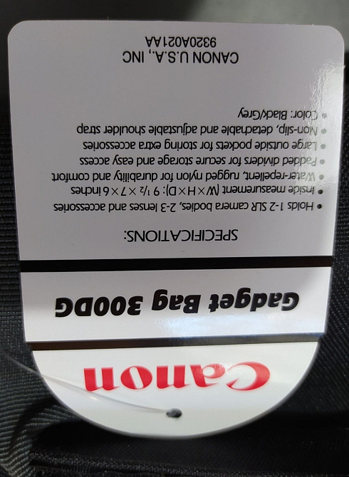 Сумка Canon 300DG НОВА. Харків - фото 1