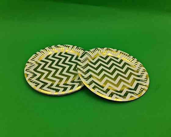 Тарелки бумажные одноразовые детские 