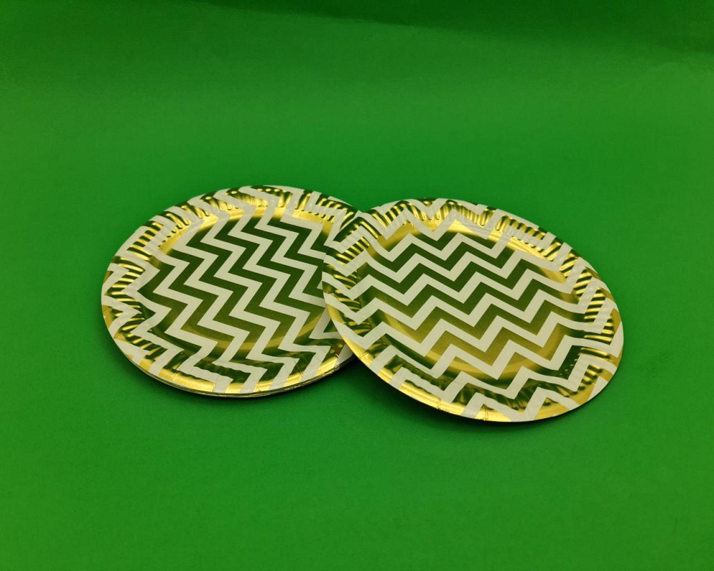 Тарелки бумажные одноразовые детские 