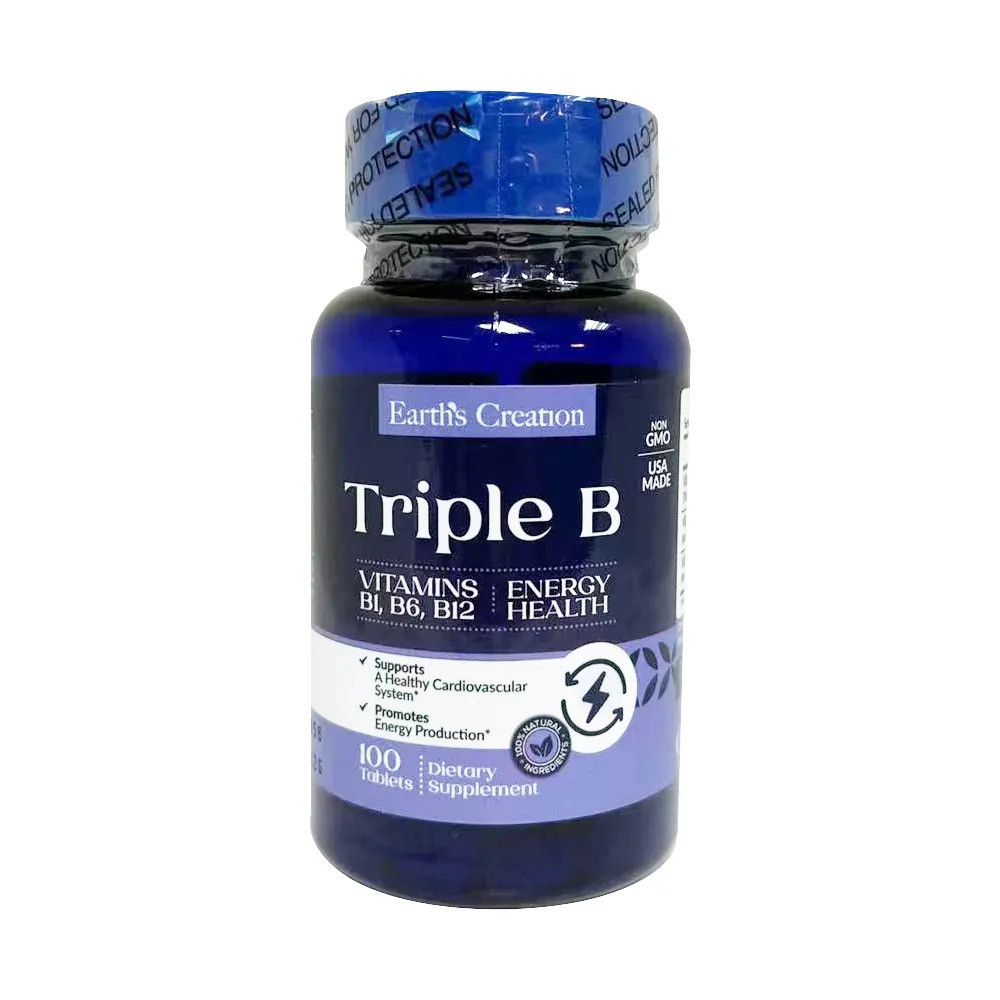 Витамин В Earth’s Creation Triple B 100 таблеток Луцк - изображение 1