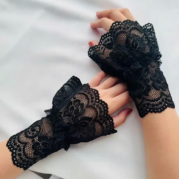 Манжети мереживні жіночі чорні Київ - фото 2