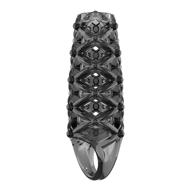 Стимулирующая насадка Meleon - Lace Locking Sleeve, PS-09 Sex Aura Киев - изображение 3