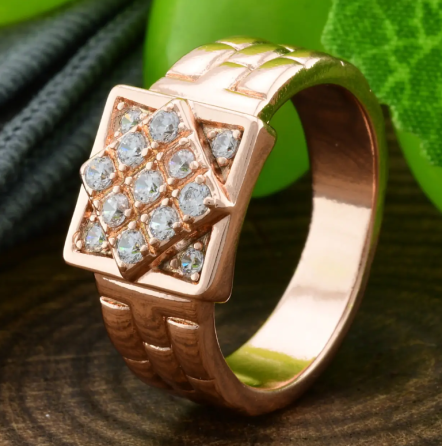 Печатка Xuping 14090 белые фианиты, ширина 11 мм, позолота РО, размер 19, мужская Киев