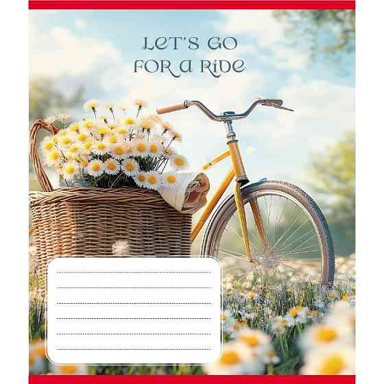 Зошит загальний "Велосипед" 096-630091K-5 в клітинку, 96 аркушів Вінниця