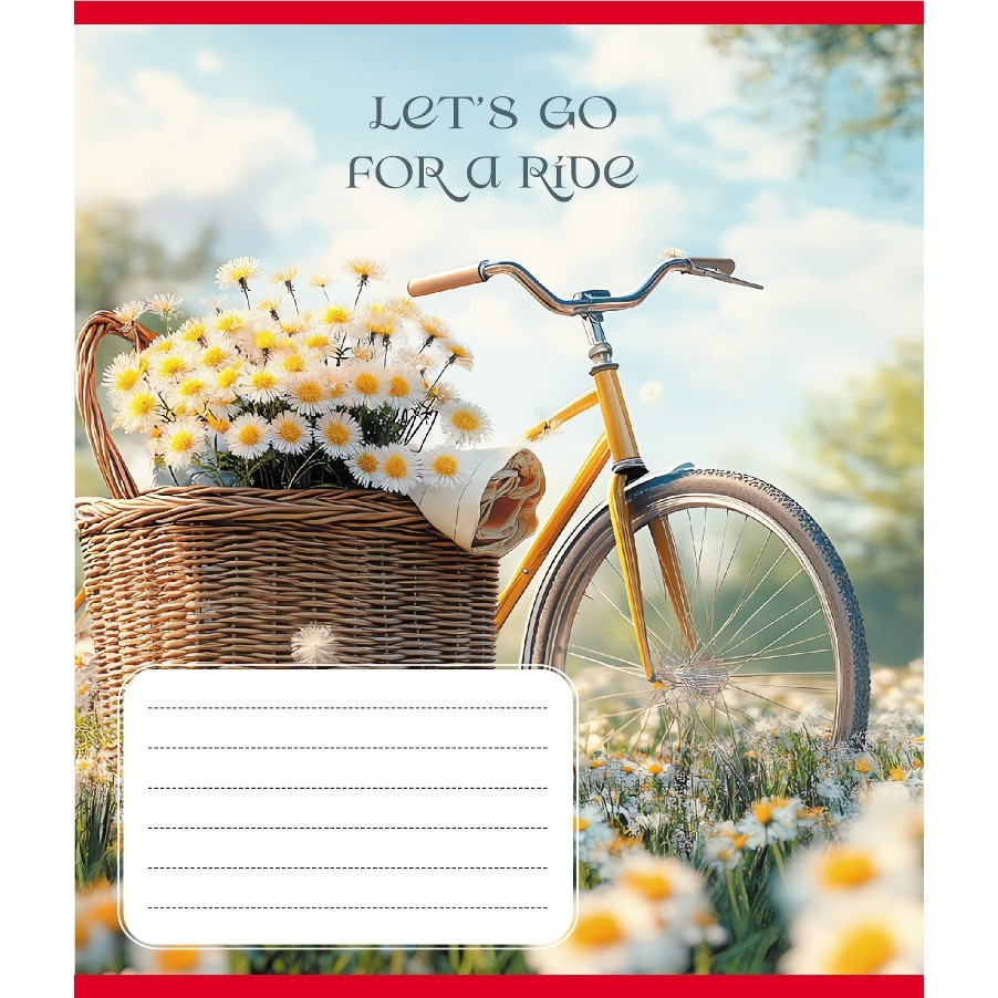 Зошит загальний "Велосипед" 096-630091K-5 в клітинку, 96 аркушів Вінниця - фото 1