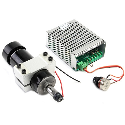 Шпиндель 500Вт для ЧПУ станка, хомут и БП с регулятором оборотов Винница - изображение 1