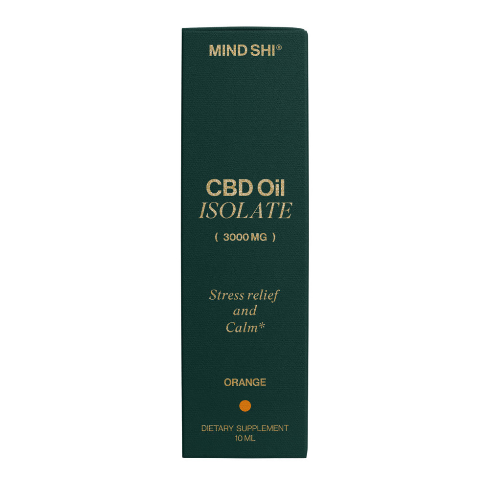 Олія канабідіол Mind Shi CBD Oil Isolate 3000 mg 10 ml апельсин Київ - фото 4