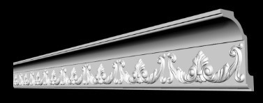 Потолочный плинтус 2м   GP-22  108х106x2000mm Днепр - изображение 1