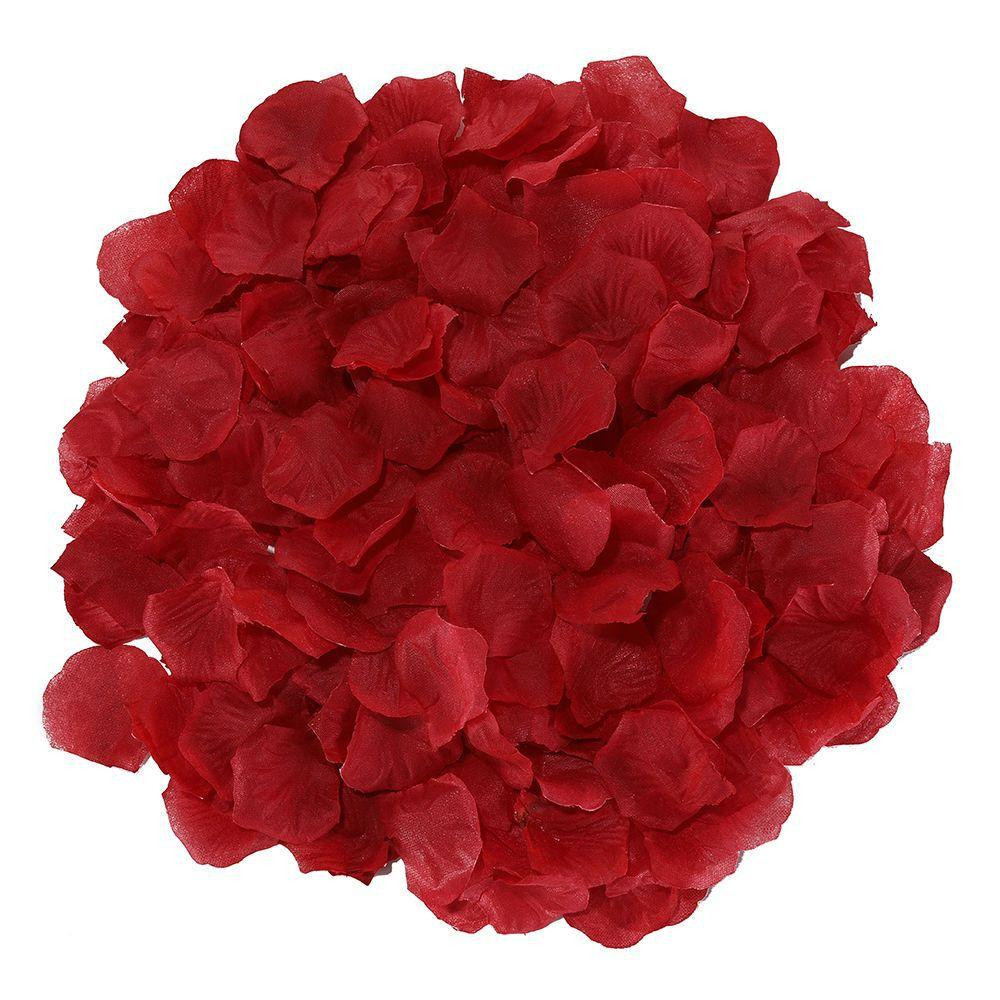 Пелюстки троянд штучні 100 штук 45 на 40 мм бордовий Київ - фото 1