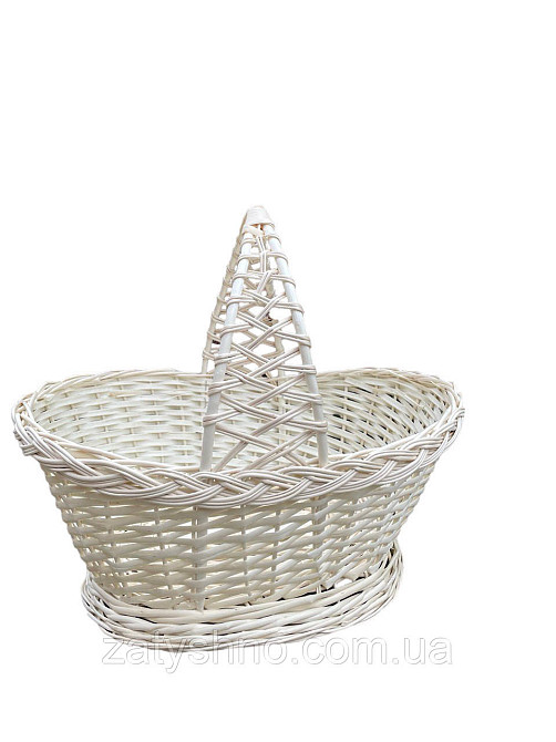 Біла плетена корина ошатна Київ - фото 2