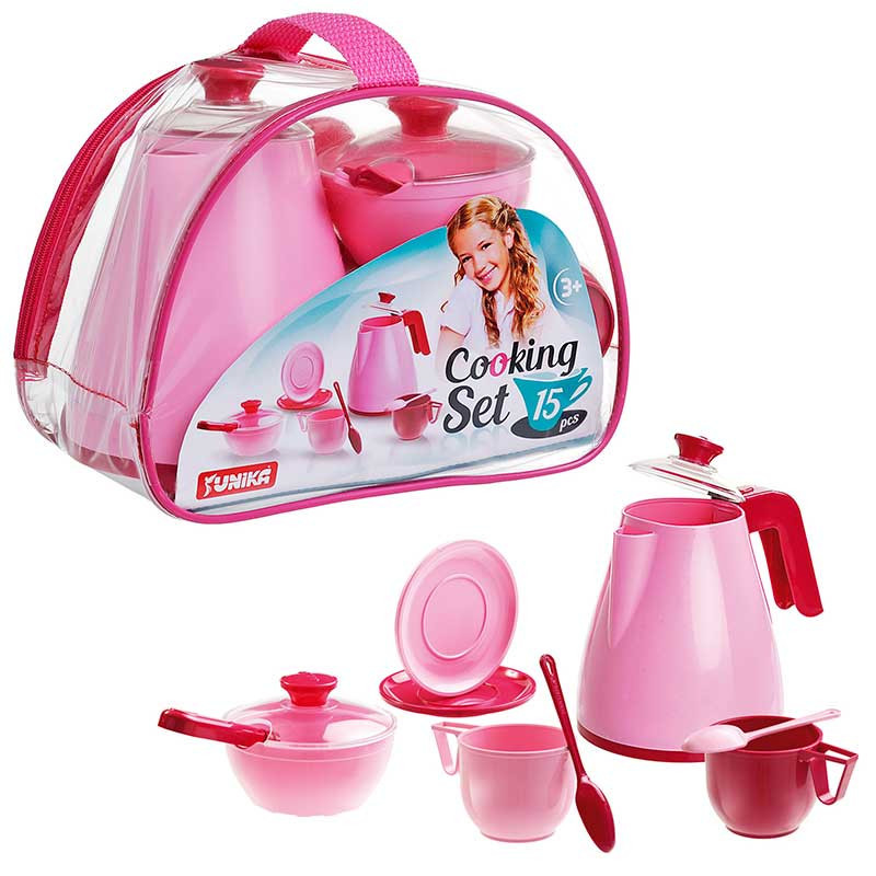 Игровой набор посуды Cooking Set Юника 71733, 15 предметов Винница - изображение 1