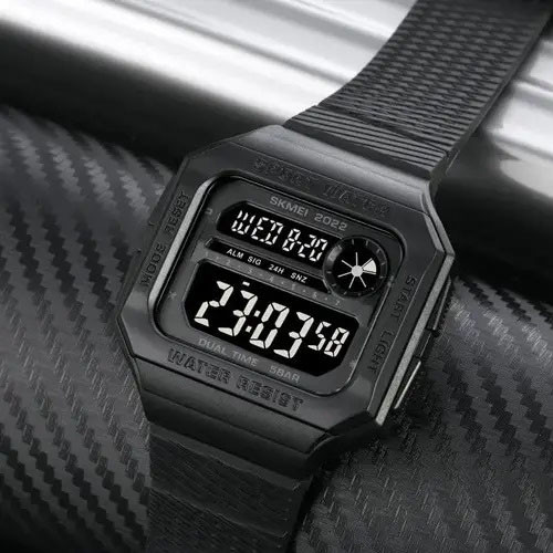 Мужские тактические военные часы SKMEI, Часы мужские спортивные с шагомером Защитные тактические ZJ-76 Львов - изображение 10