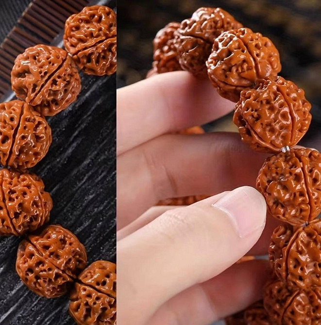 Браслет з насіння бодхі, чотки на руку натуральні, духовний браслет унісекс Київ - фото 4