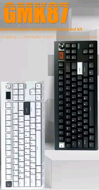 Zuoya GMK87 кастомная механическая хотсвапная беспроводная с экраном и КноБ. Харьков - изображение 6