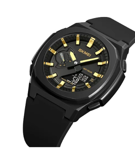 Часы наручные SKMEI 2091BKGDBK, GOLD-BLACK, 10344 Днепр - изображение 2