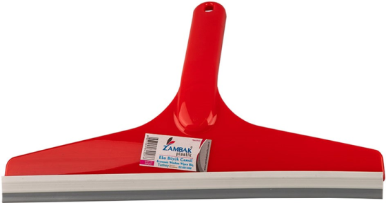 Стекломойка-скребок, 23,5см, пластиковая ручка 