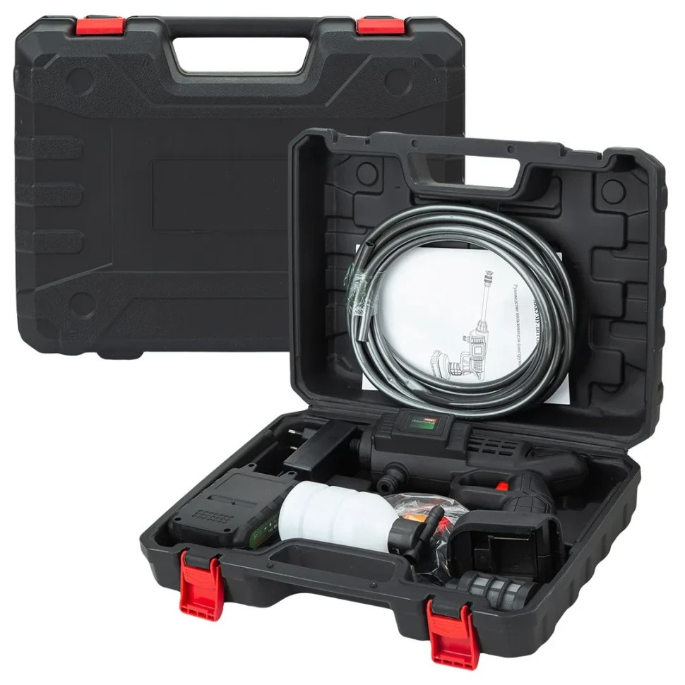 Мийка високого тиску акумуляторна 20В, 2.8л/мин, 15 бар Rockforce RF-PG001 Одеса - фото 8