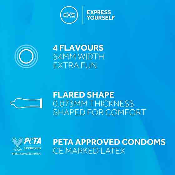 Презервативы 12 SZT. EXS MIX FLAVOURED Sex Aura Киев