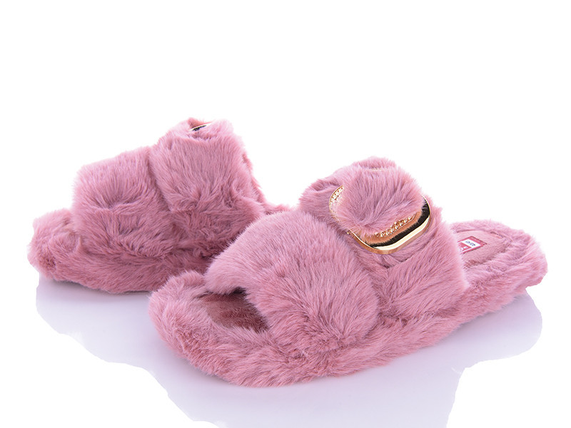 Женские тапочки домашние мягкие меховые Розовые Одесса - изображение 6