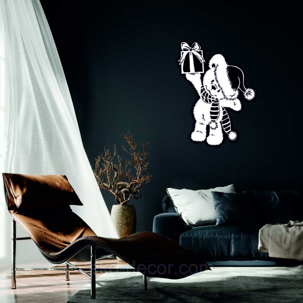 Декоративное настенное Панно «Новый год», Декор на стену 70*52 см Киев - изображение 5