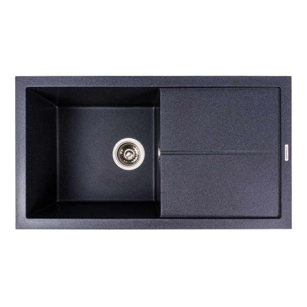 VALESO Гранітна мийка для кухні VALESO SOLID 7843 матова Карбон Киев - изображение 1