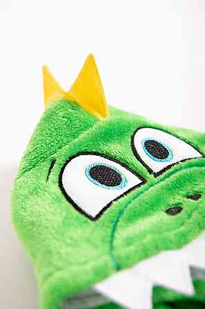 Комбинезон - ясельный теплый для новорожденных Дракончик, велсофт  топ Крохатушка одяг Киев