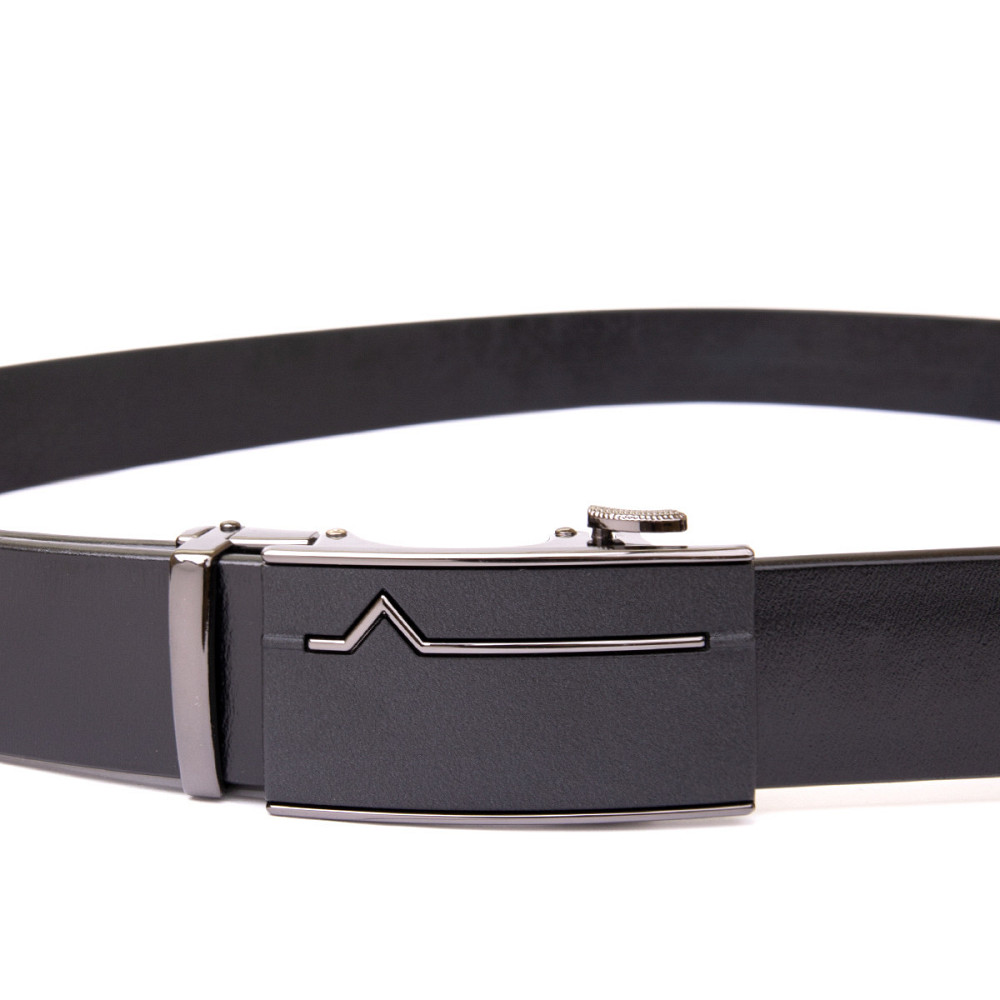 Ремень автомат мужской Vintage 20384 Черный Киев - изображение 2