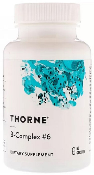 Комплекс витаминов группы В Thorne B-Complex # 6 60 капсул Киев - изображение 1