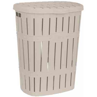 Корзина для белья Violet House 1014-1 Бамбу Cappuccino 60 л (1014-1 Бамбу CAP 60 л) Винница