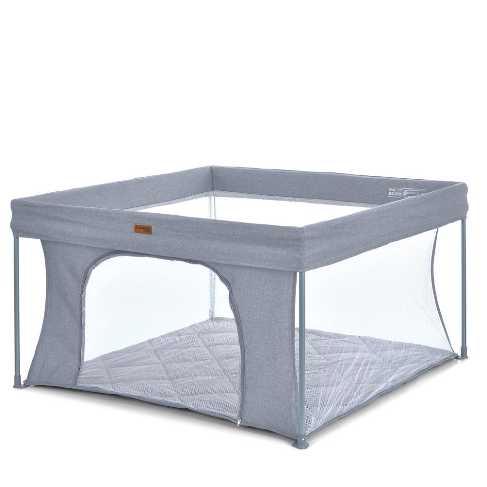 Детский манеж SWIFT 4 ME 1196 Gray 127х127х74,5 см Винница - изображение 1