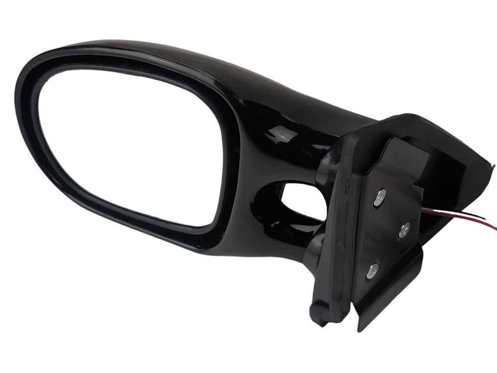 Зеркало заднего вида наружное увеличенное универсальное с поворотом (капелька) черное (к-кт 2 шт) 2101-2107 Мукачево - изображение 1