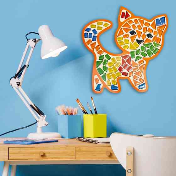 Дитячий набір для творчості кришталева мозаїка "Котик" МА7006 Вінниця