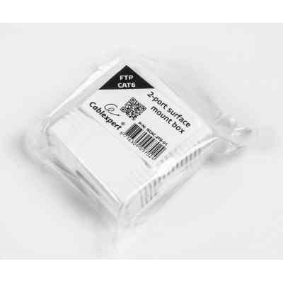 Комп'ютерна розетка Cablexpert RJ45x2 FTP, cat.6 (NCAC-2F6-01) Вінниця