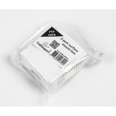 Комп'ютерна розетка Cablexpert RJ45x2 FTP, cat.6 (NCAC-2F6-01) Вінниця - фото 4
