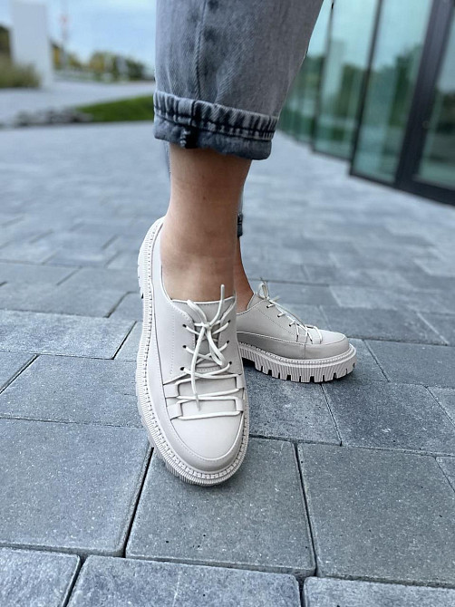 Olli Туфлі жіночі OLLI T-306-Астра кофе (весна-осінь, шкіра натуральна) (4792) Коломия - фото 6