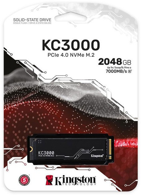 Накопичувач SSD 2 TB Kingston KC3000 M.2 2280 PCIe 4.0 x4 NVMe 3D TLC (SKC3000D/2048G) M.2 2280 Харків - фото 4