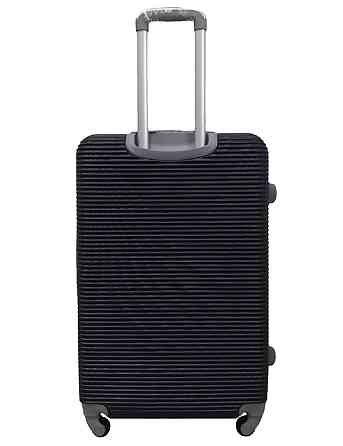 Валіза пластикова MILANO BAG 004 велика чорна Київ