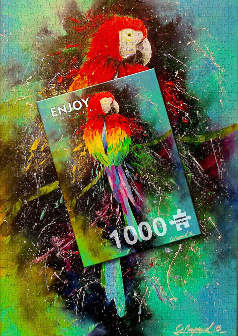 Пазл Різнобарвний папуга - Colorful Parrot (Enjoy-1787) Київ - фото 6