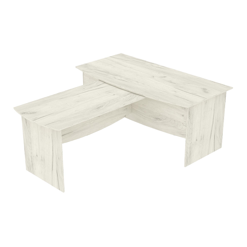 Стіл для переговорів Лідер, Дуб Крафт Білий, 1800/2220/760 Львів - фото 1