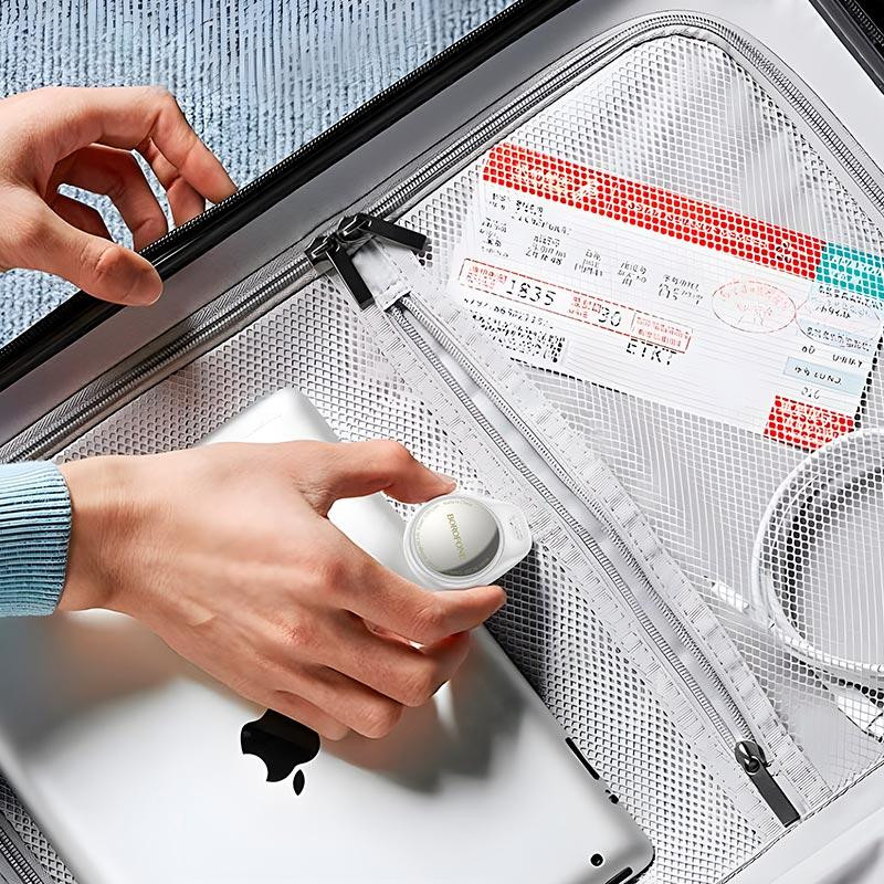 Трекер BOROFONE BC100 для защиты от потерь, белый Киев - изображение 3