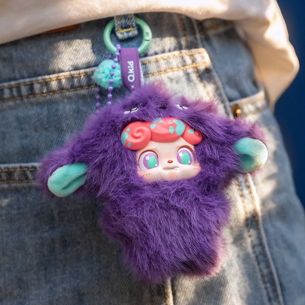 Колекційна м'яка іграшка з кільцем POP TOP JOTOYS серії Q.Kid - Космо-хвилі Дніпро - фото 11