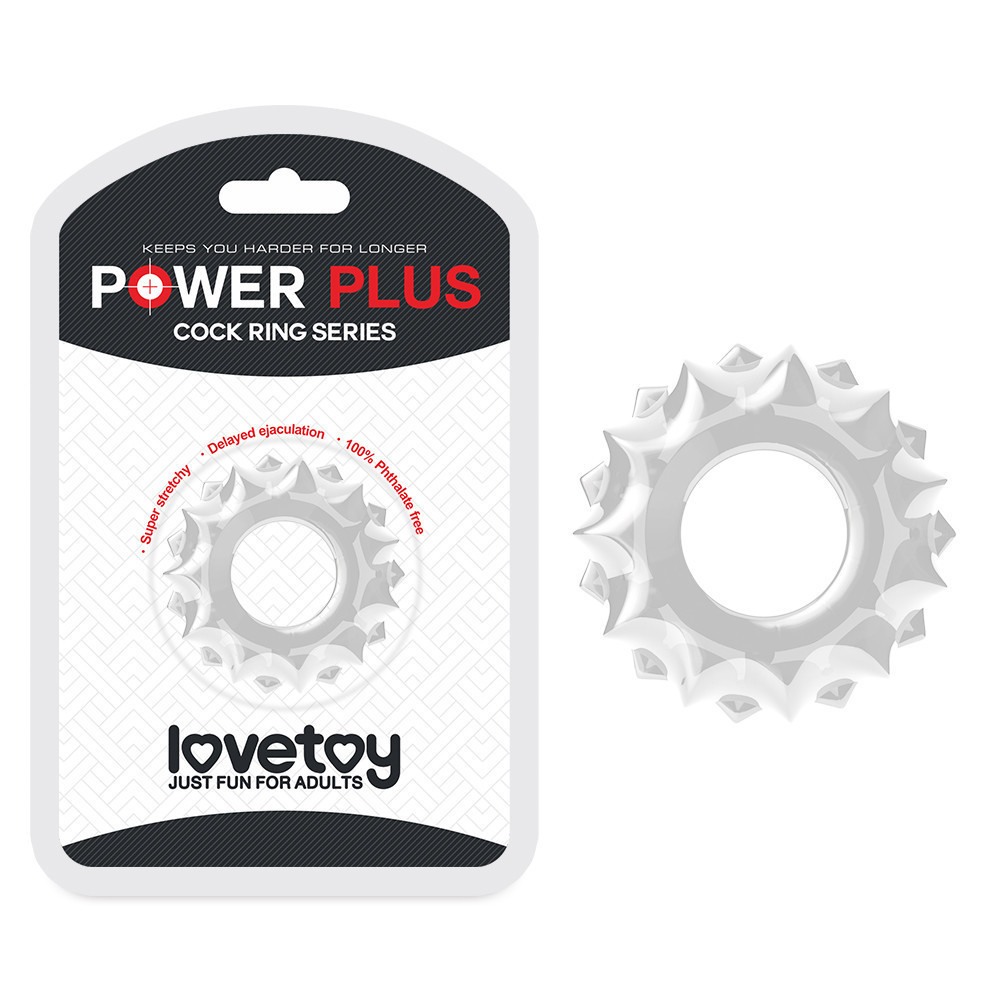 Эрекционное кольцо - Power Plus Cockring 1 Clear Sex Aura Киев - изображение 1