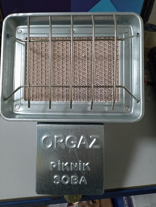 Газовий обігрівач керамічний SB-601 із захисною решіткою  (можна докомплектувати балоном на 2,4 літра) Київ - фото 1