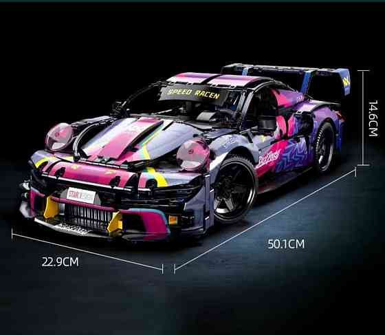 Конструктор Technic Porsche 911 фіолетовий 1580 деталей Порш 911 Київ