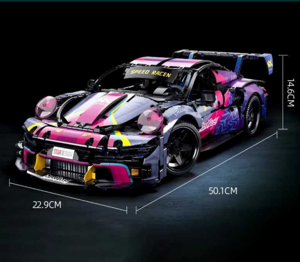 Конструктор Technic Porsche 911 фіолетовий 1580 деталей Порш 911 Київ - фото 2