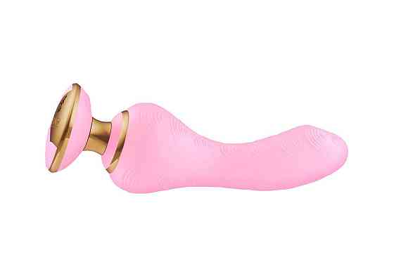 Вибратор для точки G Shunga Sanya Light Pink, гибкий ствол Sex Aura Киев